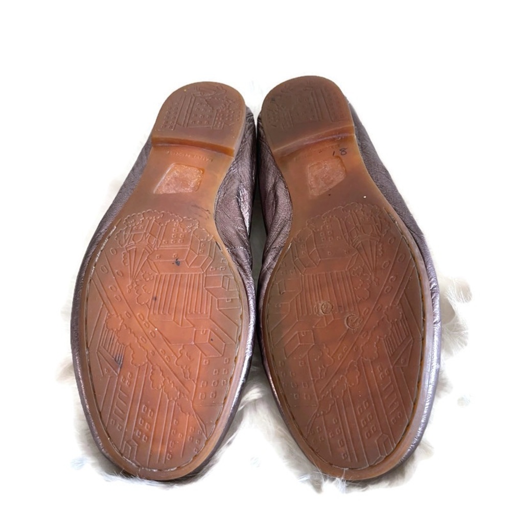 Born Bronze Leather Ballet Flats - Picture 4 of 7